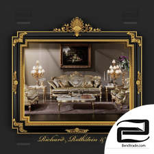 Mirror Mirror Classic Regency Style Black and Gold