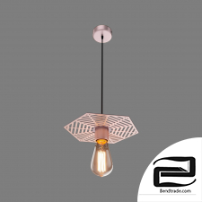 Eurosvet 50167/1 pendant lamp pearl gold Creto