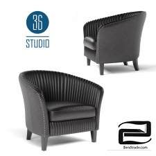 Leather chair model S30801 from Studio 36