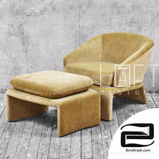 Chair and pouf LoftDesigne 32819 model