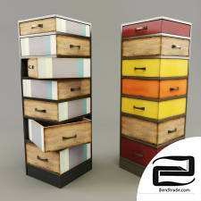 DOMINO chest OF drawers