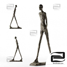 Sculptures by Alberto Giacometti WALKING MAN