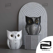 Decorative set Decor set Owl 2