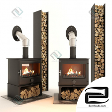 Fireplace Fireplace Firewood 02
