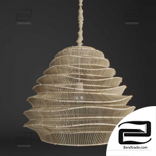 Roost Bamboo Cloud Pendant Lamp