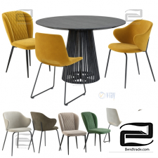 Table and chair La Forma