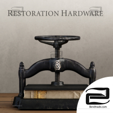 Book press Restoration Hardware