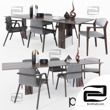 Table and chair Porada 07