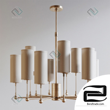 Hanging lamp Gramercy clarence CH074-12-BRS Hanging lamp