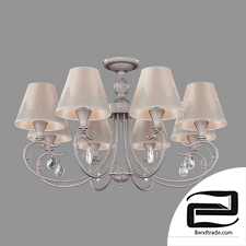 Classic chandelier with lampshades Eurosvet 60069/8 Incanto