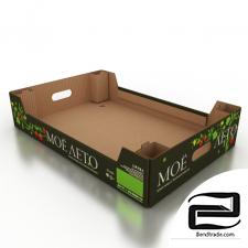 Corrugated box for vegetables
