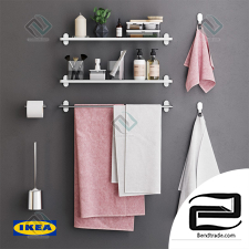 Bathroom decor Ikea Brogrund