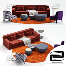 Sofa Sofa Meridiani set