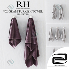 Towels from Restoration Hardware 802-GRAM TURKISH TOWEL