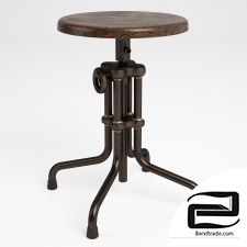 GRAMERCY HOME - ISAAC COUNTER LOW STOOL 445.002B