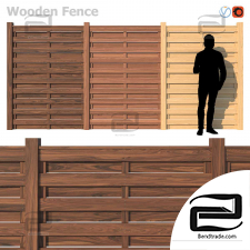 Wooden Fence  04