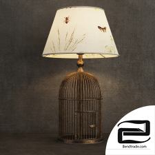 GRAMERCY HOME - METAL BIRDCAGE TABLE LAMP 1-015902