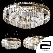 Suspended chandeliers VOYAGE by lampatron ⌀ 60cm ⌀ 80cm ⌀ 100cm