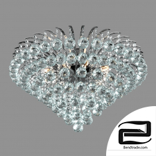 Ceiling chandelier with crystal Eurosvet 3299/9 Ostiniya