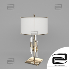 Table lamps Brass and Crystal Rod