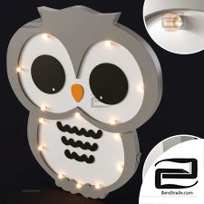 Night light for children Owl