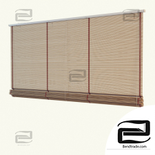 Wooden roll curtain Wooden roll curtain