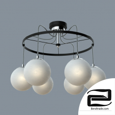 Eurosvet 70069/6 Globe loft style pendant light