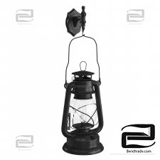 Retro Lantern Wall Lamp