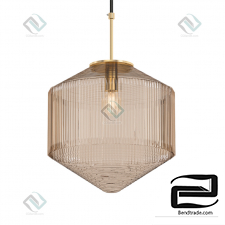 Clear Glass Pendant gold Pendant Light