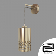  Sconce with metal ceiling Eurosvet 50071/1B Tracery