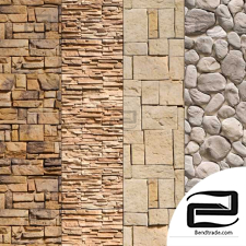 Material Stone Wall 134