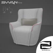 Flora chair from Swan Italy