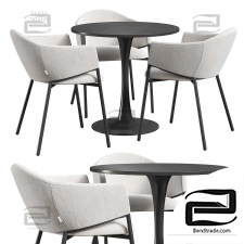 Tyulip Eliza table and chairs Divan.ru