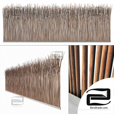 Screen long branch thin decor n5