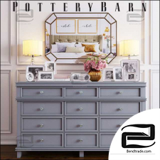 Chest of drawers Pottery Barn Clara Extra Chest of drawers