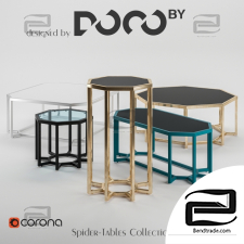 Table Spider tables designed by DOCOby