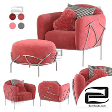 Bonaldo corallo chairs
