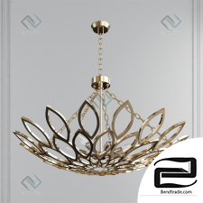 Pendant lamp Allemande Chandelier Currey & Company