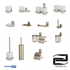 Accessories for the bathroom Exter_Светлая bronze 3D Model id 9797