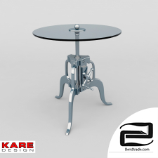 Kare Design - Side Table Industrial Alu