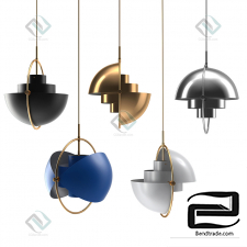 Hanging lamp Gubi Multi-Lite Hanging Lamp