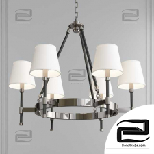 Erindale Natural Brass 8 Light Chandelier by Elk Lighting