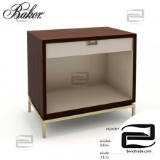 Baker Mondrian night table cabinet