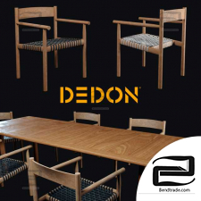 Tibbo Dedon Table and Chair