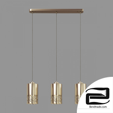  Hanging lamp with metal shades Eurosvet 50071/3 Tracery