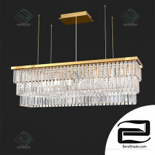 Hanging lamp Ideal Lux MARTINEZ SP8 ORO Pendant lamp