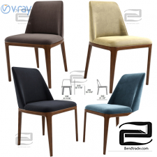 Chair poliform grace 01