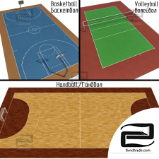 Sports ground Handball Basketball Volleyball