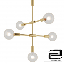 Brass chandelier Pikart ART 3961