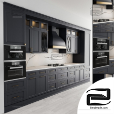Kitchen furniture NeoClassic Dark Gray